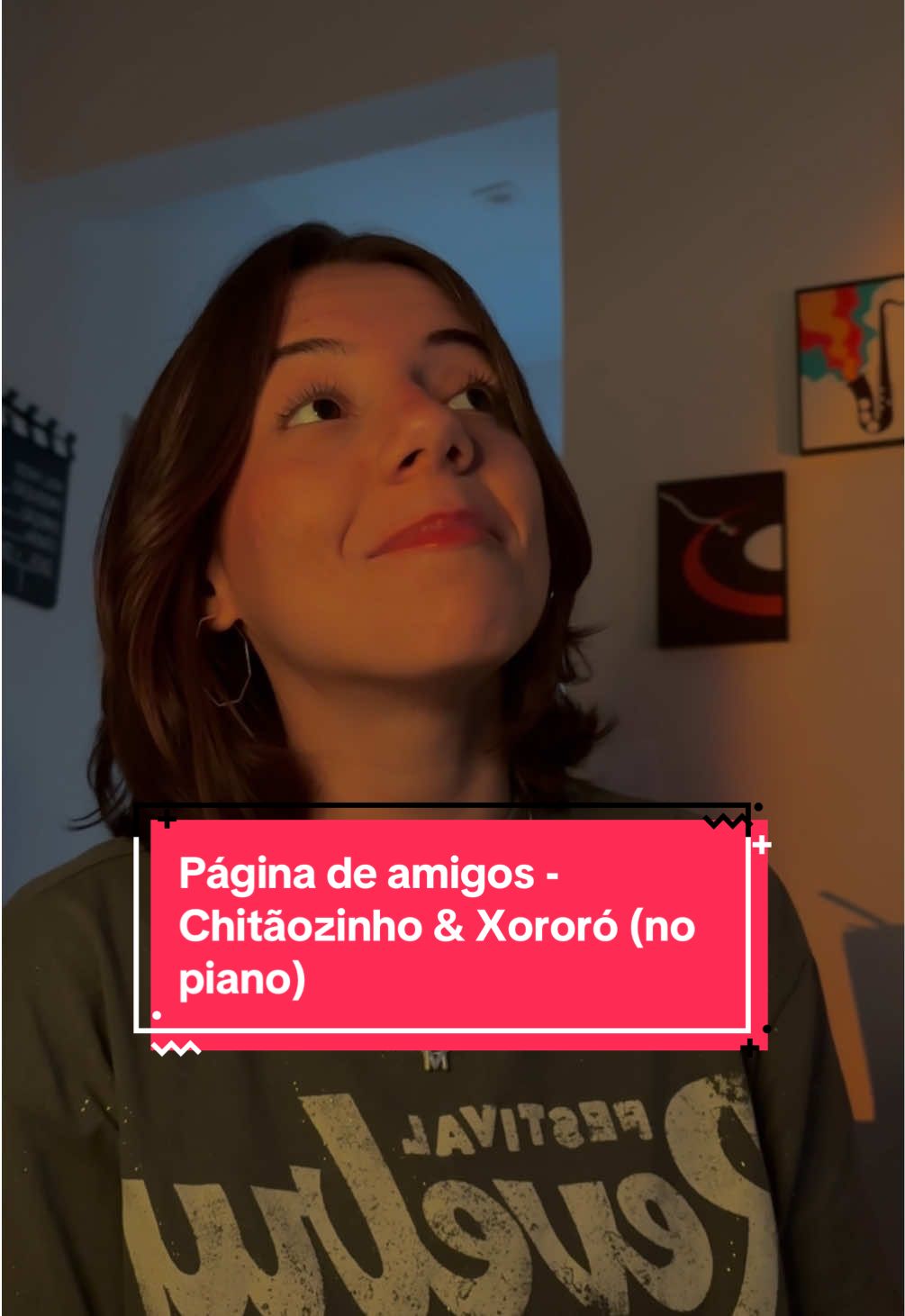 ignorem os errinhos na letra 🙃🙃 Página de amigos - Chitãozinho & Xororó #musica #cover #sertanejo 