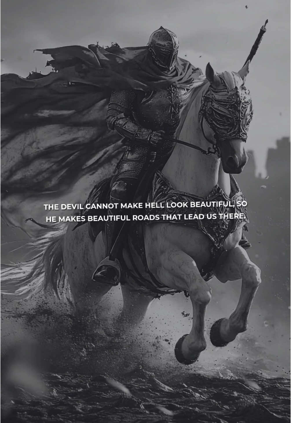 The road to heaven. #motivation #discipline #motivationalquotes #fyp #stoicism #warrior #mindset #stoic #power #success #lifequotes #wisdom 