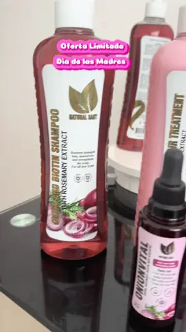 Edición limitada por Día de las madres Onion shampoo leave in y 2 serum en oferta . Disclaimer Los resultados pueden variar #naturalsantusa #cebolla #biotina 