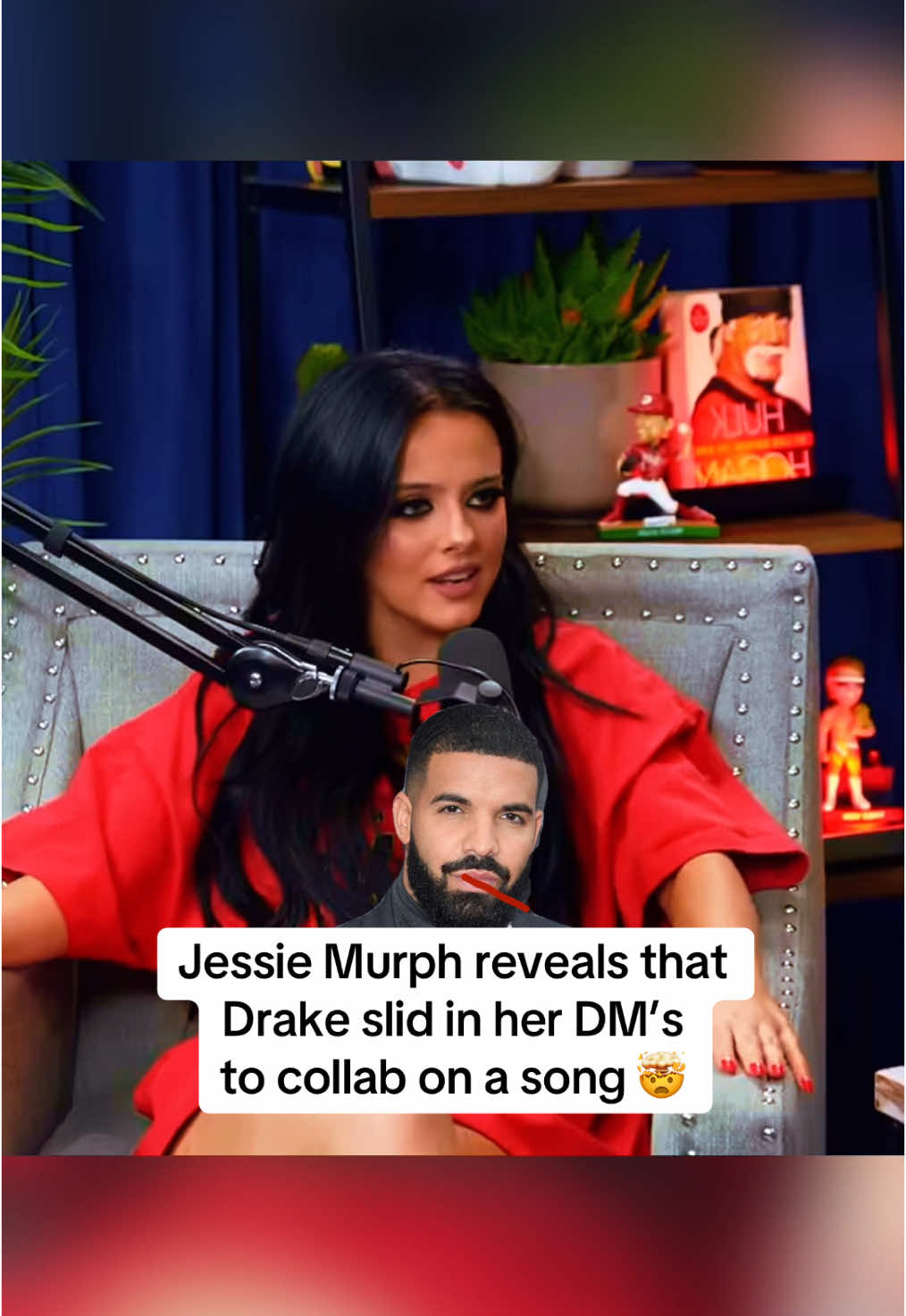 Jessie Murph reveals that Drake slid in her DM’s to collab on a song #jessiemurph #jessiemurphhh #drake #drizzy #rap #pop #theovon #news #fyp 