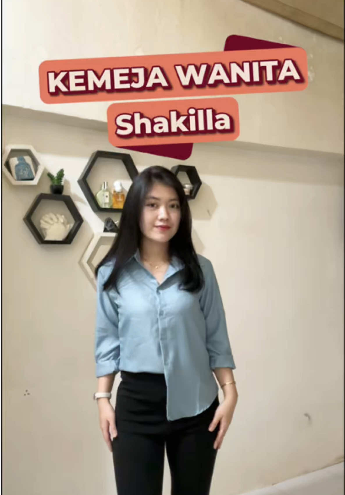 Ketemu kemeja wanita yg bagus lagiii 🫶🏻 ini warna forest blue 🩵 #kemeja #kemejawanita #kemejapolos #kemejastyle 