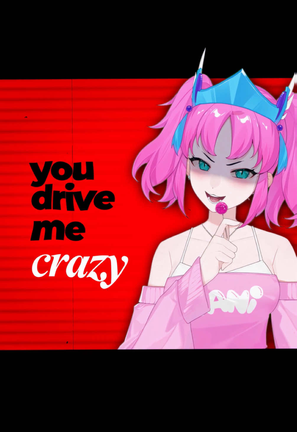 YOU DRIVE ME CRAZY 🤪 ib: @rex :)  i was nervous to upload this here because tiktok is a lot more harsh about things like this, but an account pretending to be me by ripping my youtube shorts would’ve uploaded it anyway (i have no alts btw)  #vanilbean #edit #vani #vtuber #youdrivemecrazy 