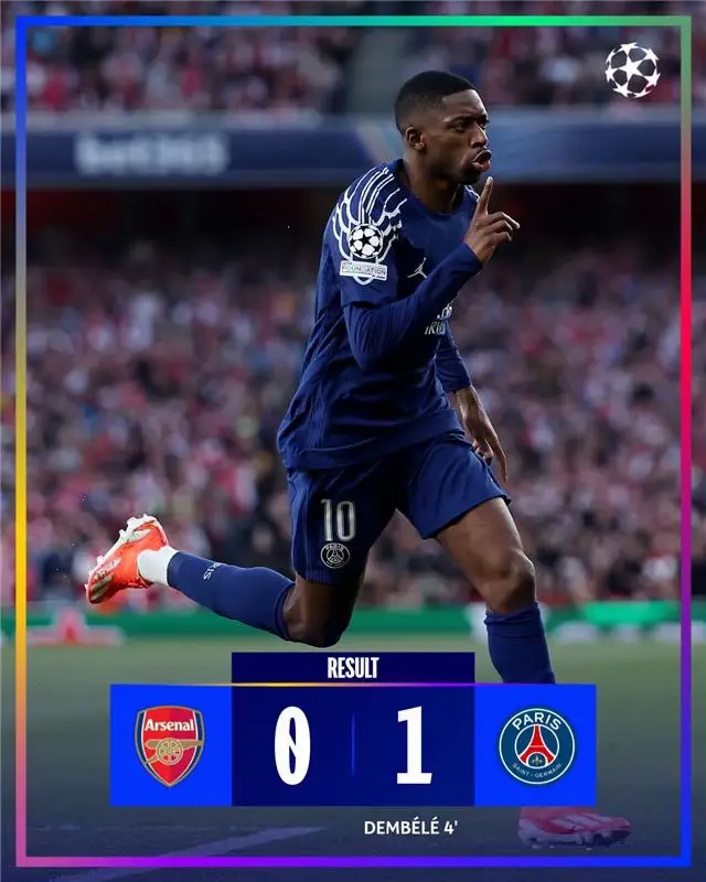 Paris win in North London 😤 #UCL #ChampionsLeague #ArsenalvsParis 