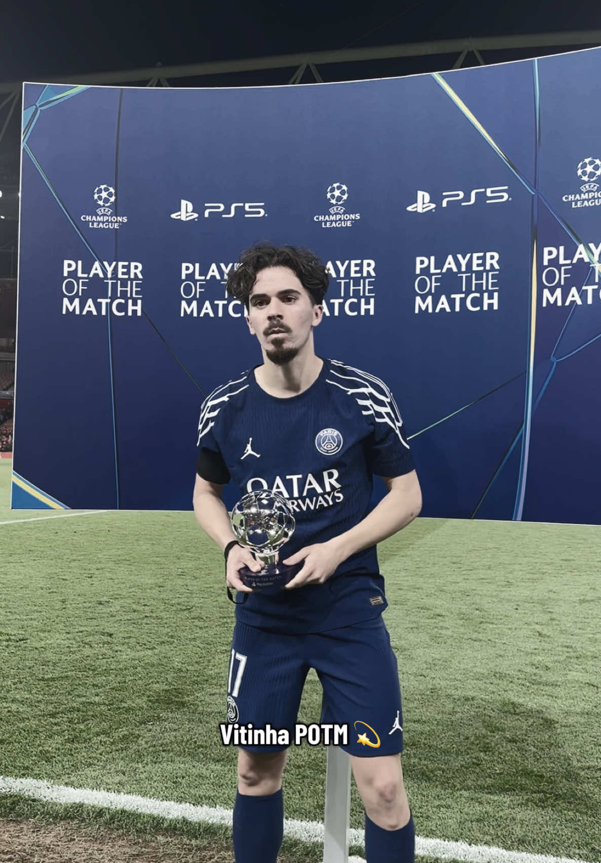 Vitinha 🥶🏆 #UCL #ChampionsLeague #ArsenalvsParis 