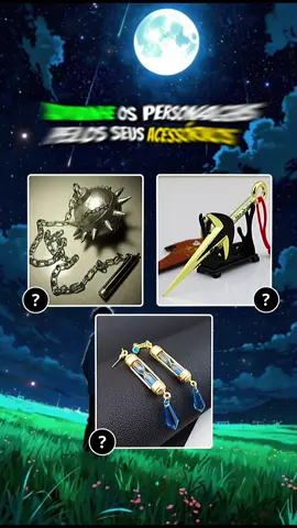 Adivinhe os personagens pelos acessórios 👀 #gojo #anime #animes #otaku #animestiktok 