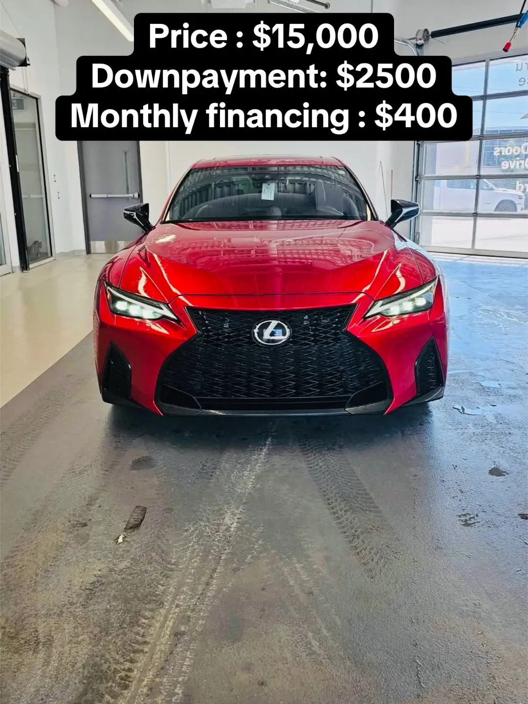 2021 Lexus IS 350 Price : $15,000 Downpayment: $2500 Monthly financing : $400 Mileage : 76k Premium Paint,  Sunroof,  Heated and Ventilated Seats Heated Steering Wheel,  Backup Camera, Apple Carplay, Android Auto #lexus #lexusis350 #lexusis350fsport #cartok #fyp #cars 