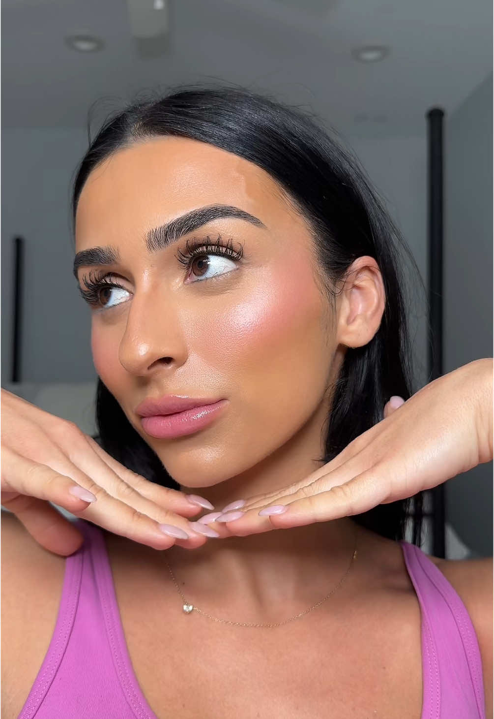 Feeling v pregnant, pink, and hyper    @Iconic London @Patrick Ta Beauty @patrick ta @Hourglass Cosmetics @Diorbeauty @Givenchy Beauty @Armani beauty @pradabeauty @Charlotte Tilbury  #summermakeup #glowyblush #liquidblush #glowymakeup #daytimeglam #grwmmakeup #springmakeup #pinkblush #pinklipstick #bronzymakeup 