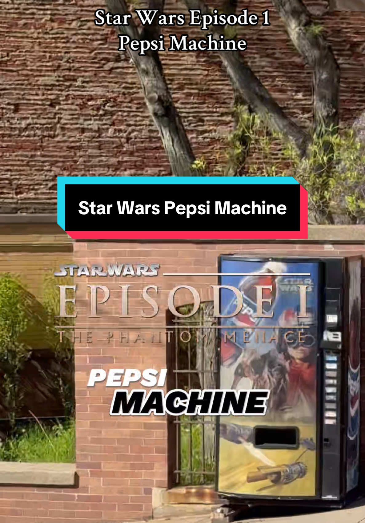 The Star Wars Episode 1 Pepsi Machine #pittsburgh #starwars #pepsi #sebulba #412 #starwarsfan 