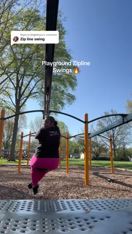 Replying to @jhfgjfshuyy Another Great Find! 🥰 ZIPLINE SWINGS At The Park 🌳 That Are Both Adult & Kid Friendly! 💕👫🏾 #ziplineswing #gravityswing #coasterswing #funathepark #fypage #playgrounds #swingcoaster #viraltiktok 