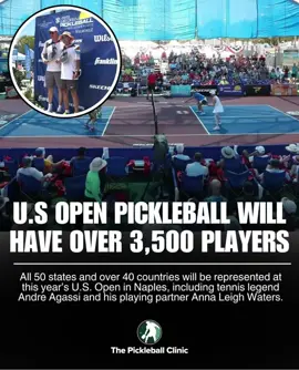 The Pickleball U.S. Open is going down in Florida until next week, and it’s one of the biggest events in the growing sport 👀 An estimated 3,500 players, both pros and amateurs, are expected to hit the courts in Naples, while over 40 countries around the world will be represented 🌍 . . . . . . #pickleball #pickleballplayers #pickleballers #pickleballpaddle #pickleballcourt #florida #pickleballflorida #pickleballlife #pickleballaddict #pickleballfun #pickleballrocks #pickleballtournament #thepickleballclinic