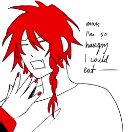 eat who. #zenoremake #maenoaki #ushironofuyu 