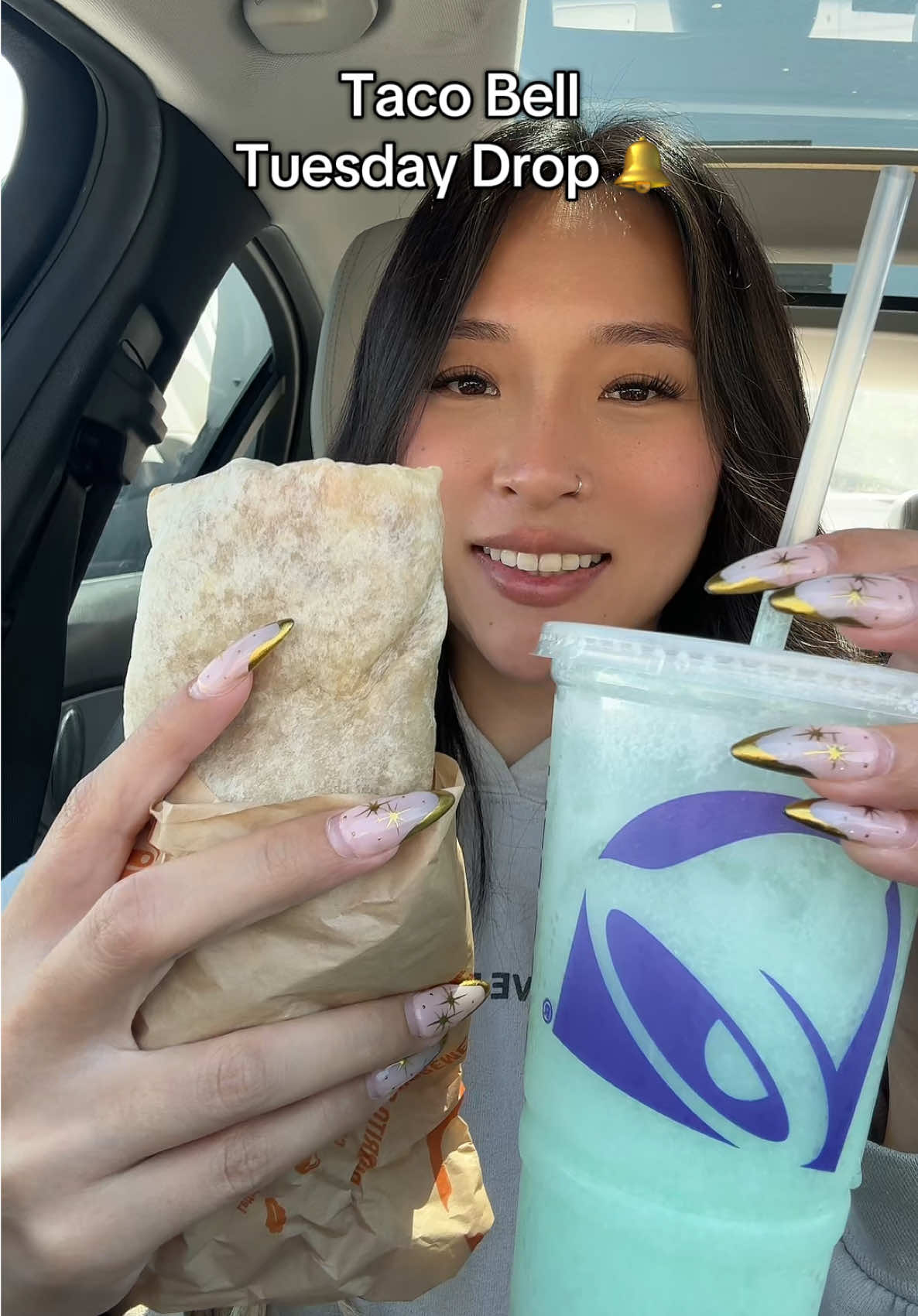 Taco Bell Tuesday Drop✨ @tacobell   2/29/25- Burrito Supreme #tacobell #tacobellmukbang #burrito #burritosupreme #bajablast #tacotuesday #mukbang #carmukbang #asmr #asmrchewing #tacobellmenu #fastfood #mukbangeatingshow #eatingshow #eat #eating #eatwithme #Foodie #foodietiktok #food #FoodTok #foodasmr #sauce #trending #deals #fyp