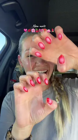 Yummy 💗🍒🌸💋🎀❤️ #newnails #nailday #nailtransition #nurse #girlythings #mid20sgirl #nailinspo 