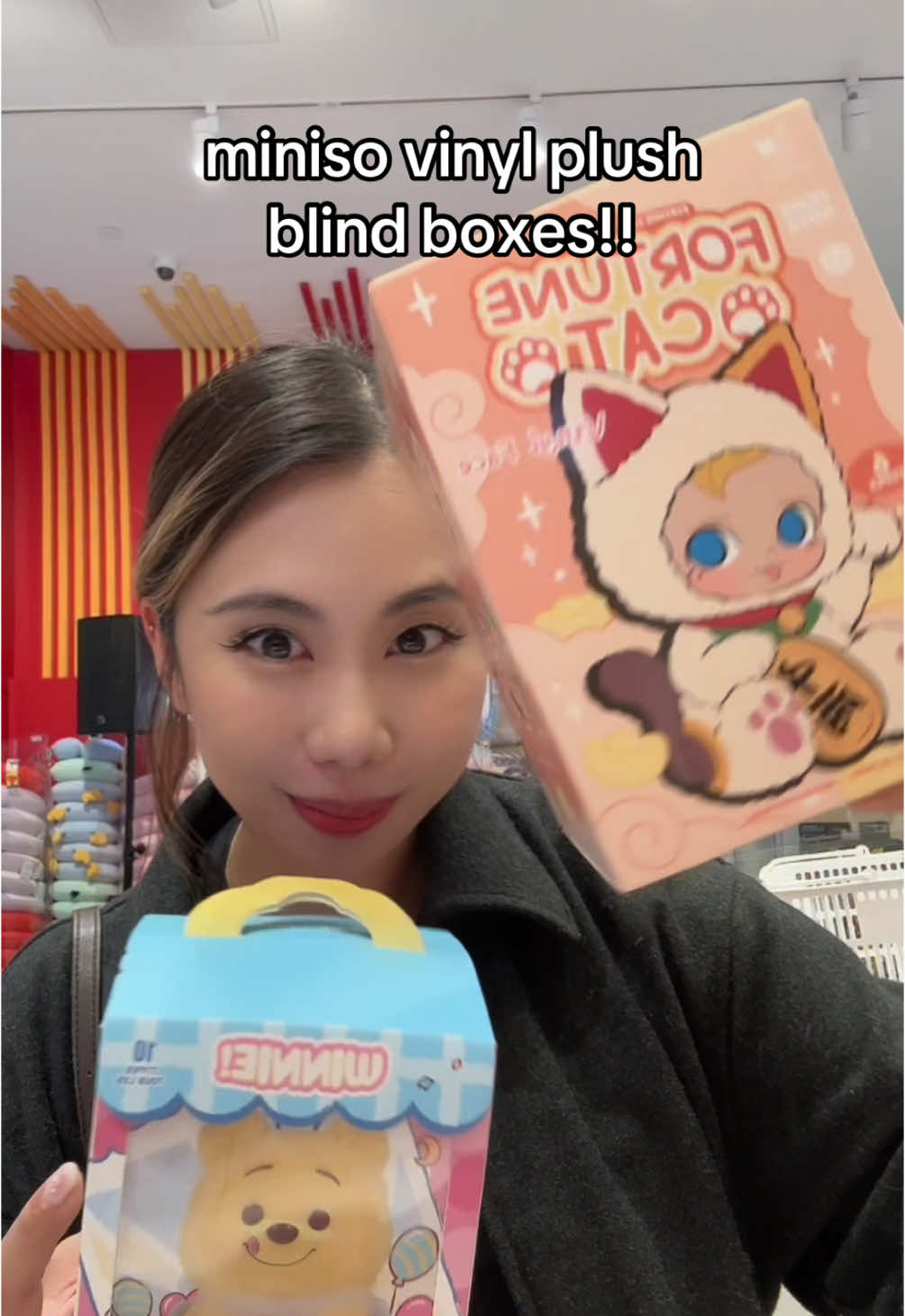 the blind boxes are sooooo cute!!  i’m literally on the hunt for the stitch one next 🫢🫢  #toronto #miniso #mysterybox #minisocanada #torontolife #blindbox #labubu #blindboxes #disney #fyp 