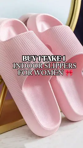 Summer new slippers women's indoor home bathroom bathing non -slip home slippers, home bathing (ADD ONE SIZE ) Girl Flip flops Comfort Walking Shoes 🎀 Check nyo na yung yellow basket sa ibaba 🛒🛒  #slippers #slippersforwomen #slipper 