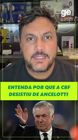 Setorista da seleção brasileira no @geglobo, o repórter @cahemota explica por que a CBF encerrou as negociações com o técnico Carlo Ancelotti para assumir o lugar de Dorival Júnior. #seleçãobrasileira #carloancelotti #realmadri̇d #futebol #ge #copadomundo