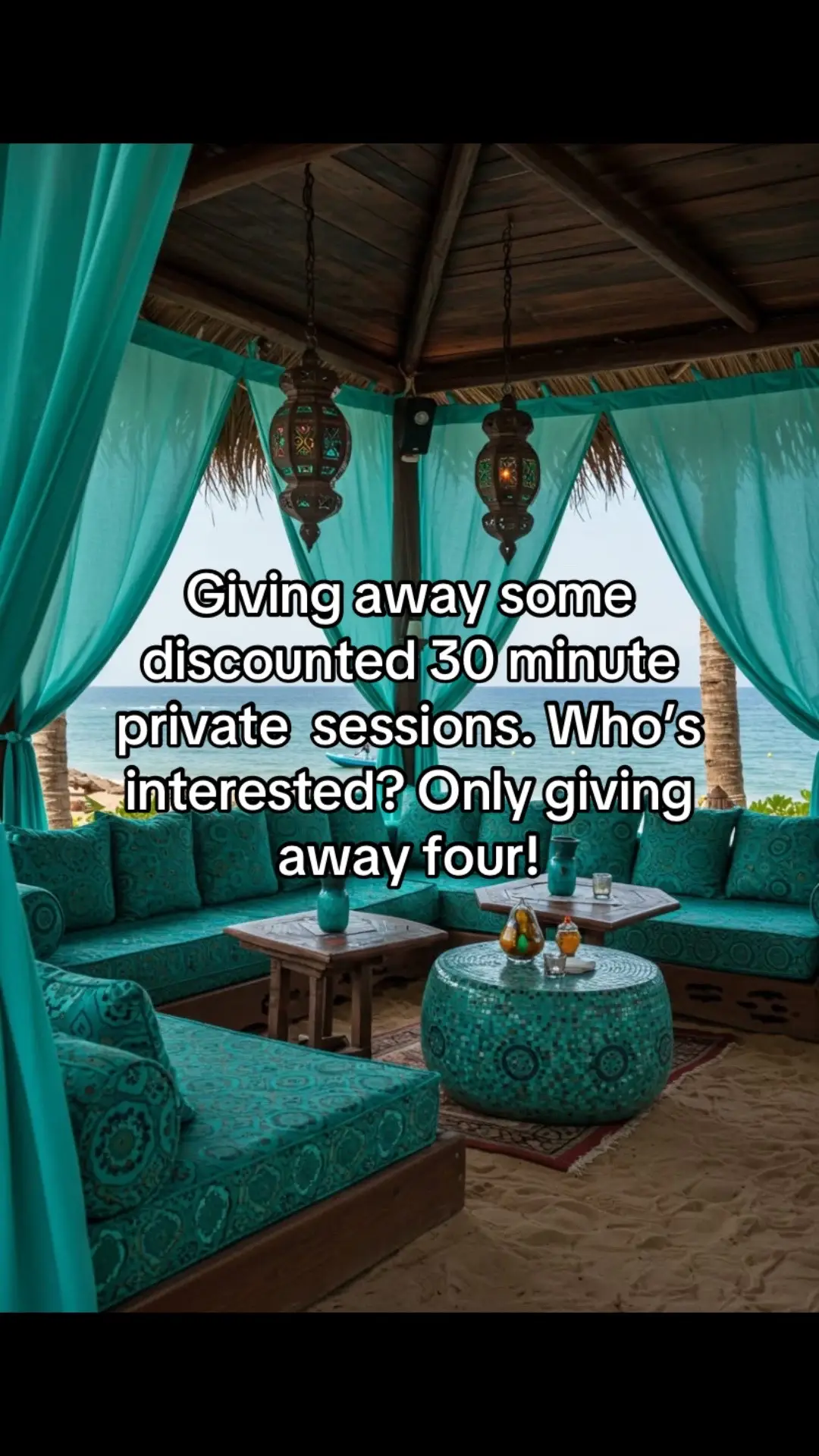 Who would like a discounted 30 minute private reading? Mediumship, psychic or both. Only giving away four. 