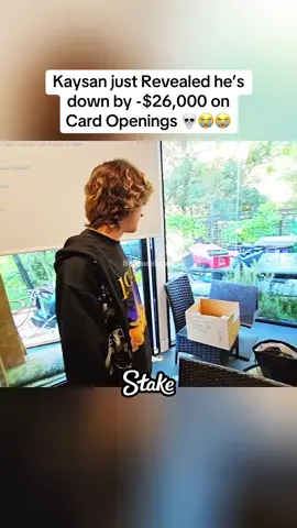 Kaysan just Revealed he’s down by -$26,000 on Card Openings 💀😭😭 #foryoupage #fyp #viral #plaqueboymax #faze #kaysan 