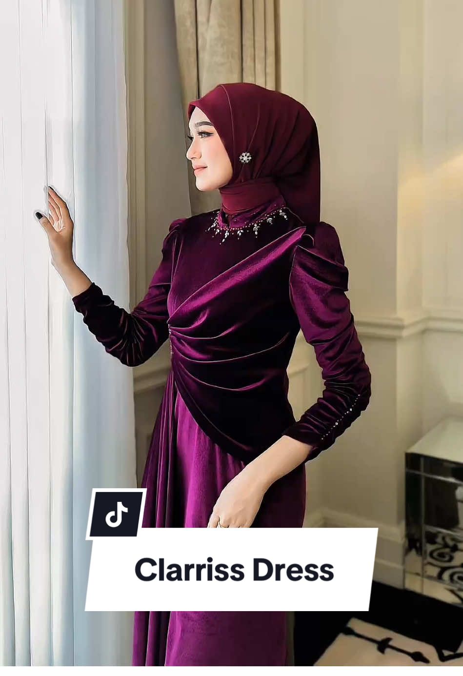 Best Seller in Bludru Series, Clarriss Dress💗 samaan? co di keranjang kuning🤩 #dressdwiwarna #dresskondangan #outfitkondangan #inspirasikondangan #clarrisdress #clarrissdwiwarna 