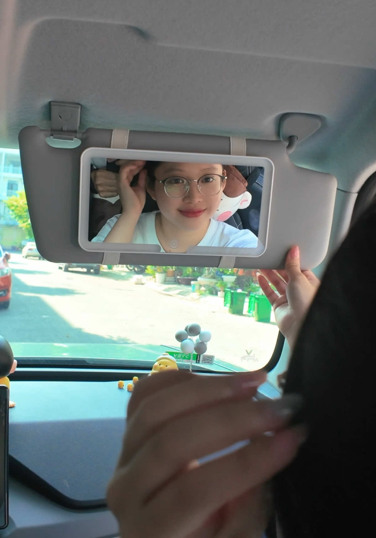 Giương tranh điểm ô tô siêu rõ, nhỏ gọn tháo lắp dễ dàng #chocar #guongtrangdiemoto #phukienoto 