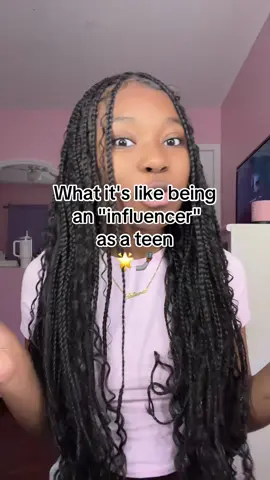 What it's like being a teenage influencer that attends public school #grwm #blackgirlgrwm #jesuslovesyou 