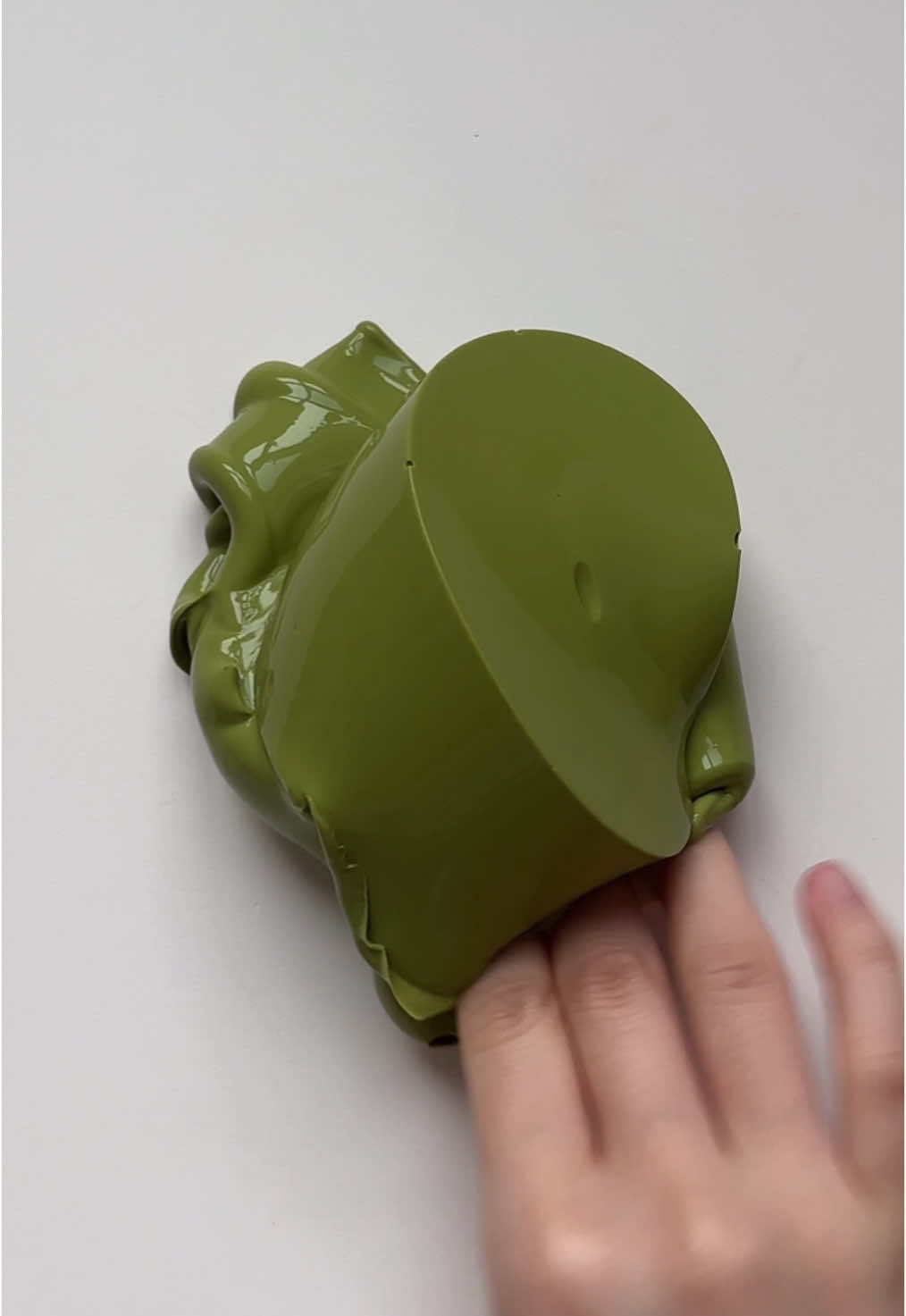 찐득한 말차초콜렛 gooey matcha chocolate 🍵🍫 #asmr #슬라임 #slime #史莱姆 