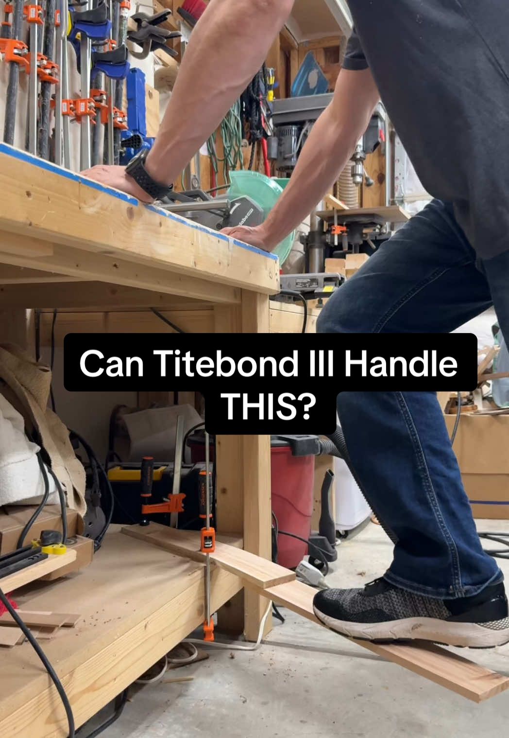 Watch as I put Titebond III to the ultimate stress test to see if it’s really stronger than the wood itself. You won’t believe how much force it takes before something finally gives! #titebond3 #woodworking #diyprojects #tooltest #woodshop #strengthtest #woodtok #titebond 