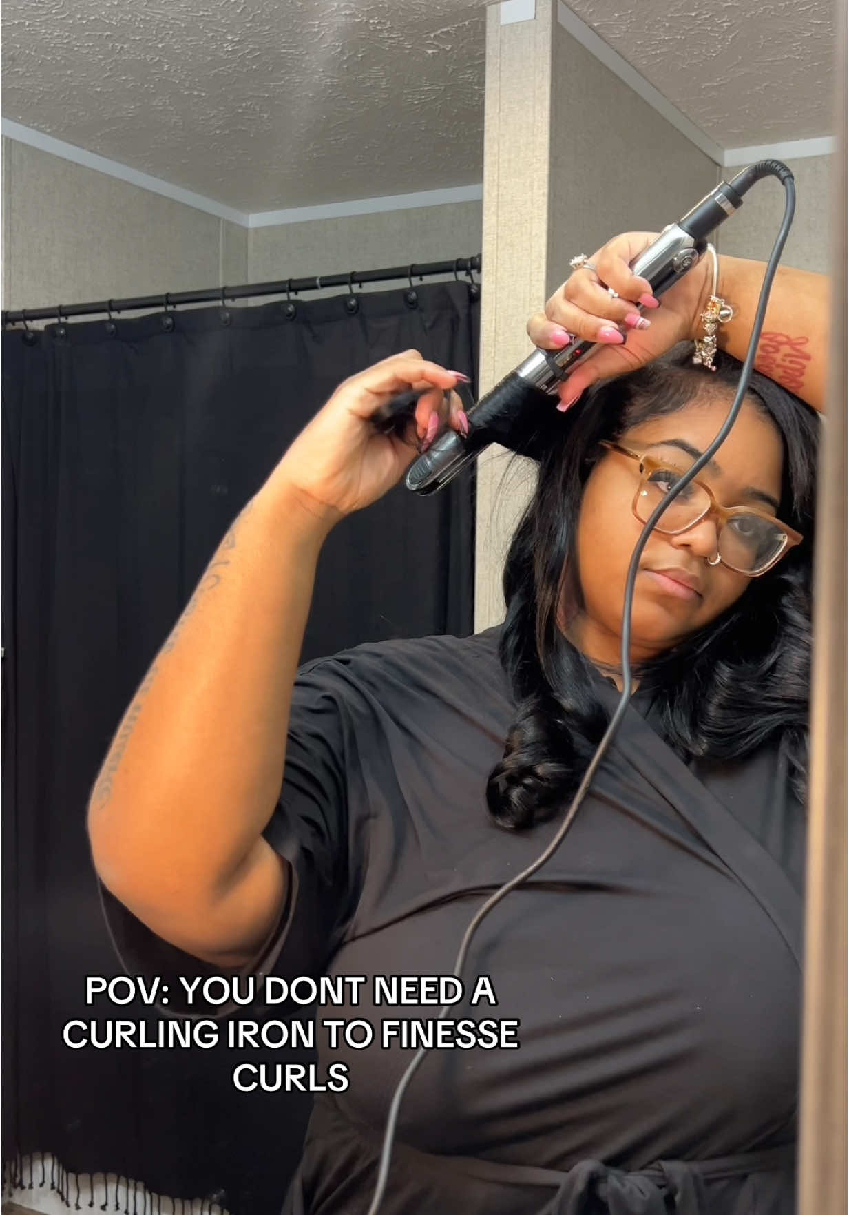 I’m a fairy #wiginstall #wiginfluencer #curlingwithflatiron #wigcollab 