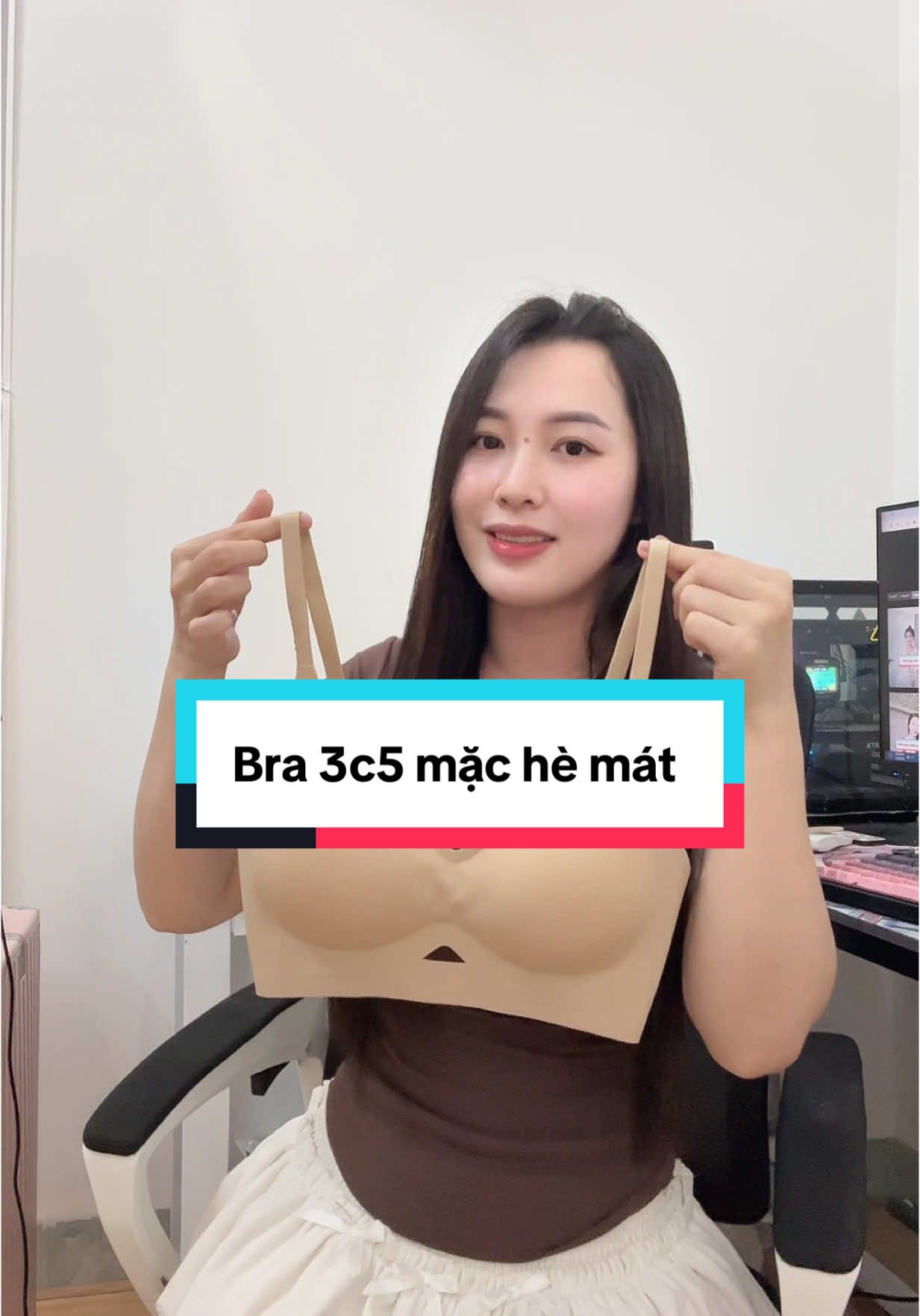 Áo bra đệm dày mặc nâng quả tròn không lộ viền mặc hè mát mẻ thoải mái 👇