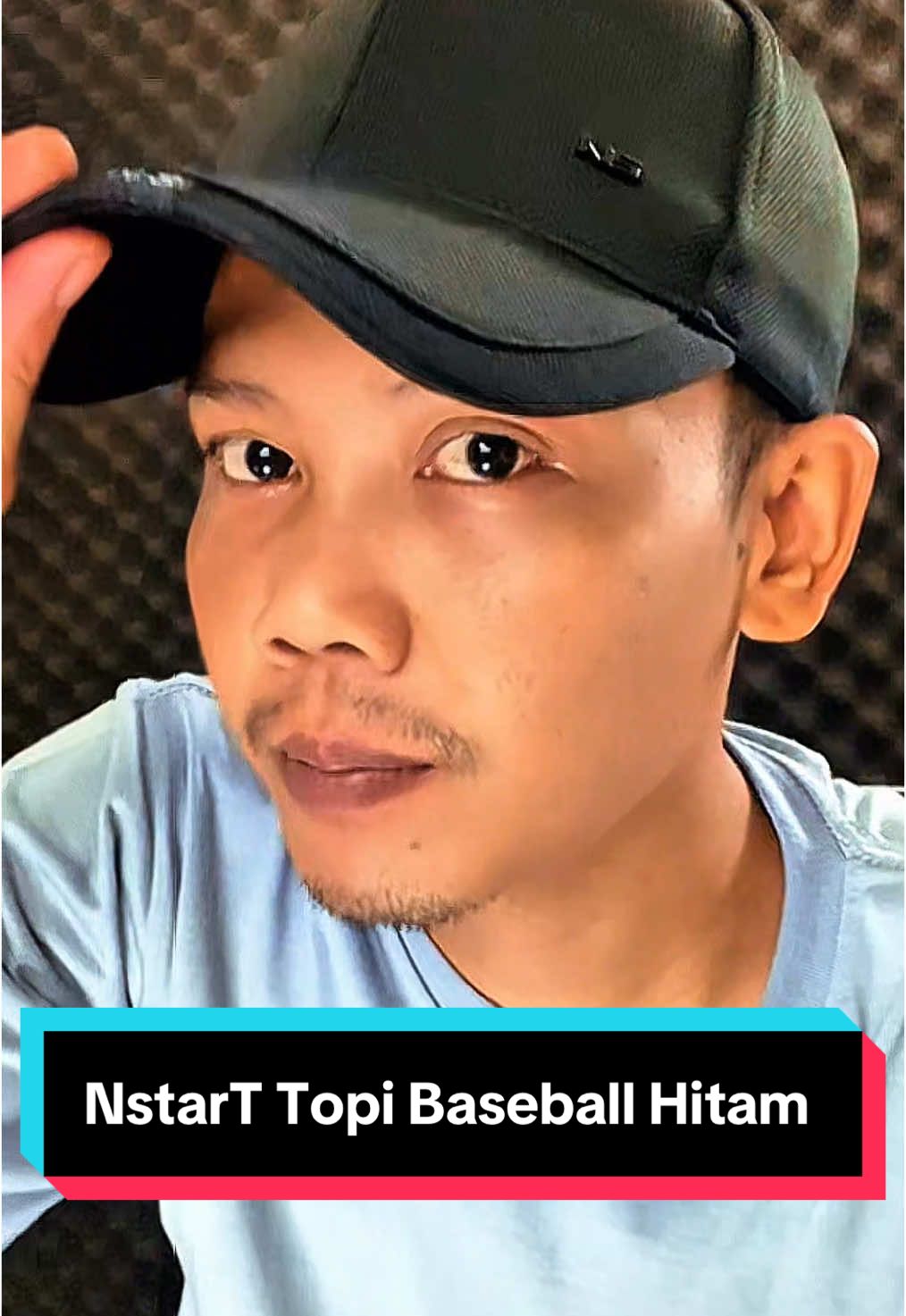 NstarT Topi Baseball Hitam #topi #topi #topi 