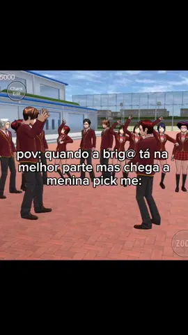 pov: quando a brig@ tá na melhor parte mas chega a menina pick me girl #sakuraschoolsimulator #pov #pickme#humor #fyp 