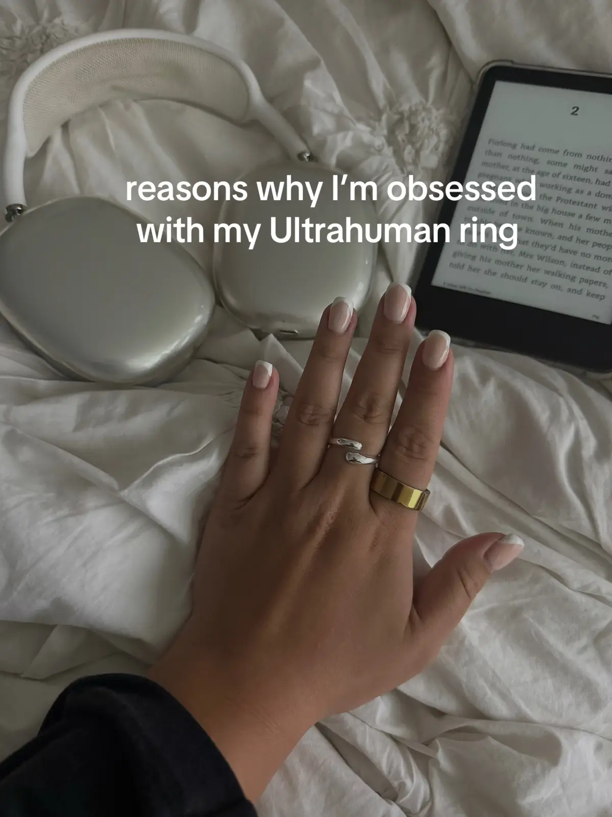 I have had my @Ultrahuman Ring for about a month and a half now and I couldn’t be more happy with it.  Like a lot of people, I went through the Oura vs. Ultrahuman ring debate for awhile but ultimately chose this one and I’m so glad I did. Let me know if you guys would like more of my thoughts because I would love to make more videos about it!!  #ultrahumanring #ultrahumanringair #ultrahumanvsoura #oura #ouraring #ouravsultrahuman #fyp #healthtracking #wellness 