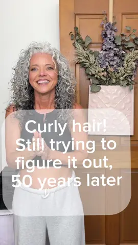 Curly hair journey Hair routine #curly #curlyhairstyle #50 #midlifejourney #midlife #midlifestyle #quidad #morracanoil #mama #lovinglife 