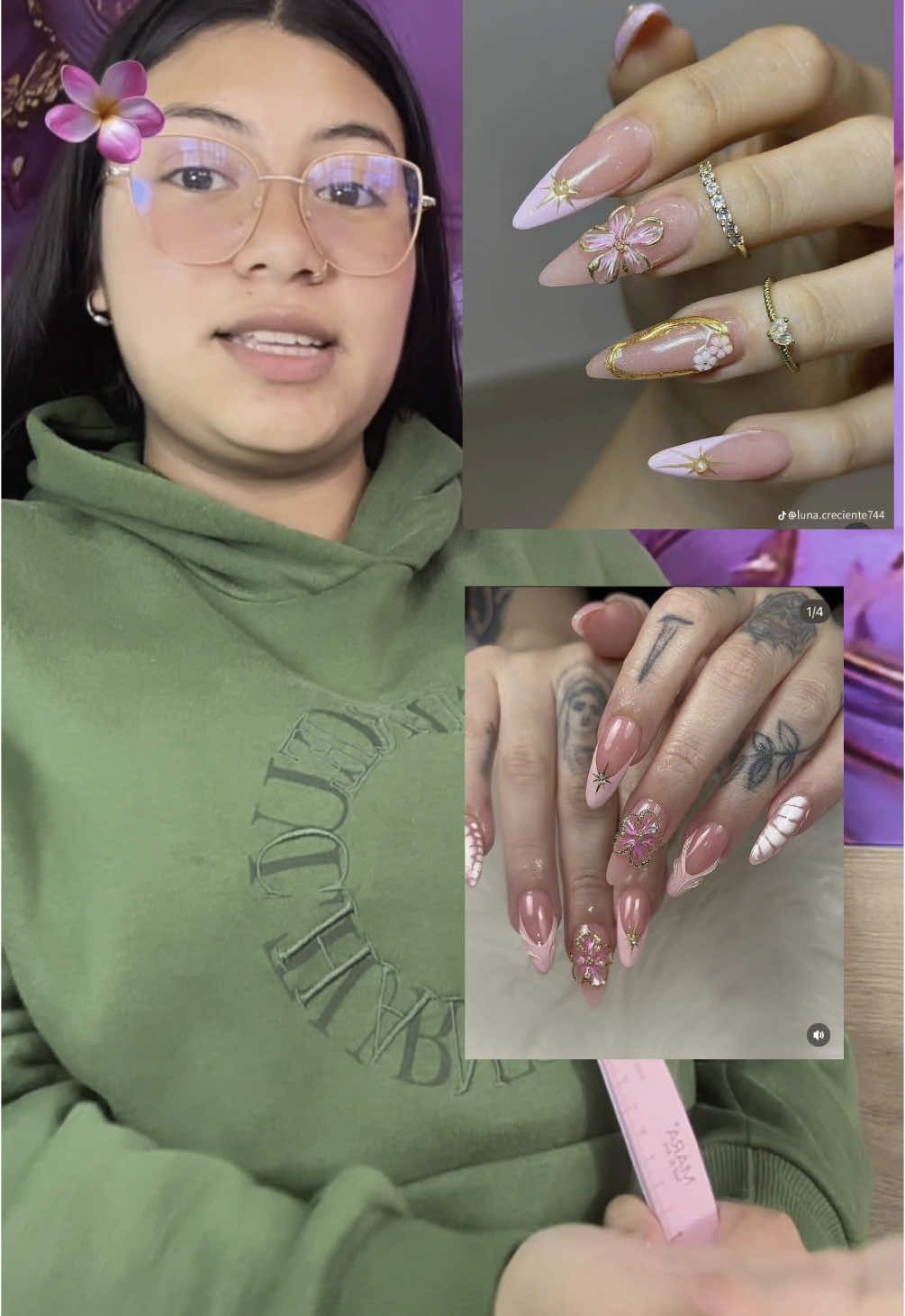 Flor 3D con gel sólido🩷✨ 🌸¿Te gustaría ver más tutoriales  así ? #nails #flor3d #gelsolidonails #trucosdemanicura #tutorial #uñas #manicura #creatorsearchinsights 