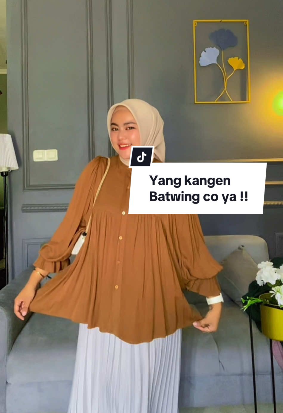 Aaa kangen batwing 🥹 #gayaditiktok #gayadirumah #blouse #blousemurah #fyp 