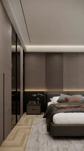 Phòng ngủ diện tích ~20m2, tủ áo âm tường, tone màu trầm ấm. Em nhận thiết kế thi công quanh khu vực miền bắc nha các bác.#xuhuongnoithat #xuhuongtiktok #lenxuhuong #thietkenoithat #thietkephongngu #thicongnoithat #noithatsongthuong 
