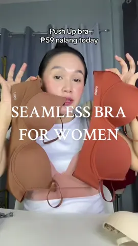 Push up bra DISCLAIMER: PRICE MAY VARY AFTER PROMO ENDS  #pushupbra 💞 #womenbra #seamlessbra #womanbra #seamlesspushipbranonwire    #braseamles #braseamlessviral #brapushup 