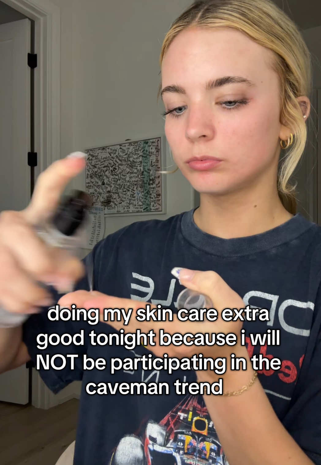 it’s scary #foryou #fyp #viral #makeup #GlowUp #skincare #makeuo #grwm #grwmmakeup #relatable #lashes #caveman #cavemanskincareroutine 