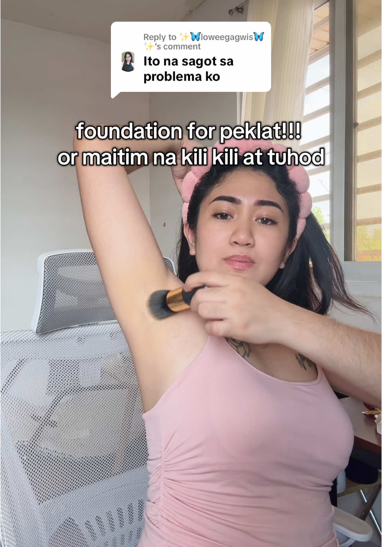 Replying to @✨🦋loweegagwis🦋✨ true siiiiis hihi 🤗 #lakerain #legfoundation #legmakeupfoundation #bodyfoundation #scarconcealment 