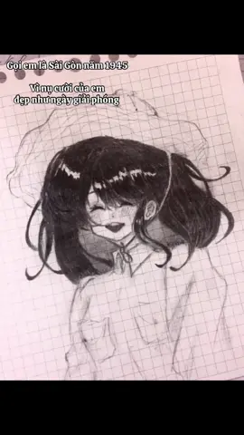 Có nơi nào như Đất nước chúng ta, viết bằng máu cả ngàn trang sử đỏ, khi giặc đến vạn con quyết tử, cho 1 lần tổ quốc được sinh ra #giaiphongmiennam3041975 #30thang4 #cogaimoduong #art #vẽ #fyp #draw #_hyeon_day #xuhuong #viral 