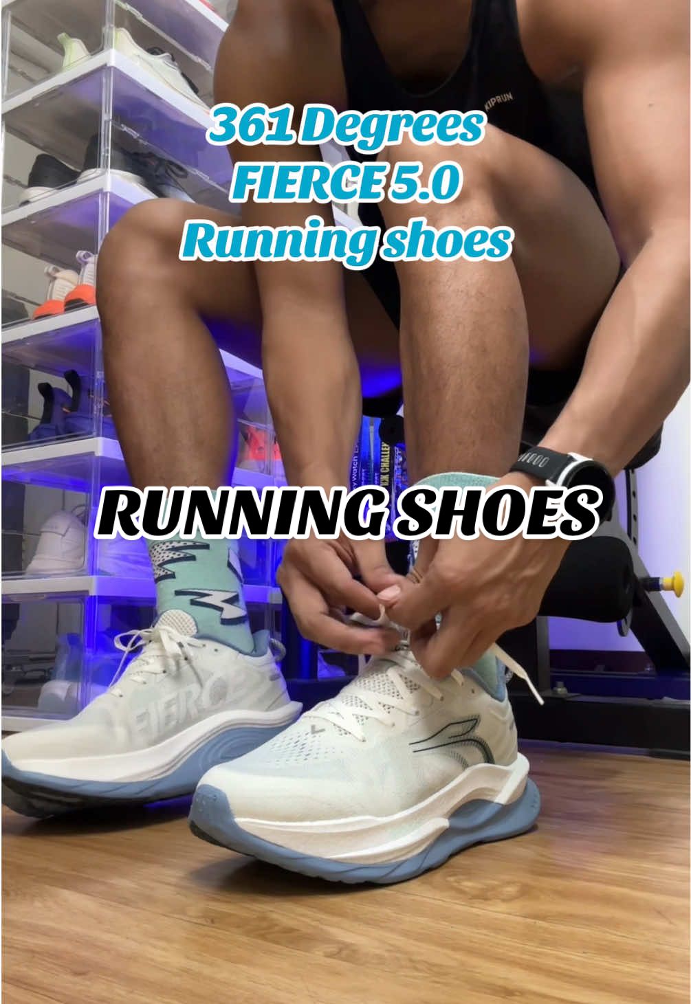 FIERCE 5.0 from 361 degrees. Quality and affordable running shoes. #sportshoes #runningshoes #menshoes #361degrees #fyp 