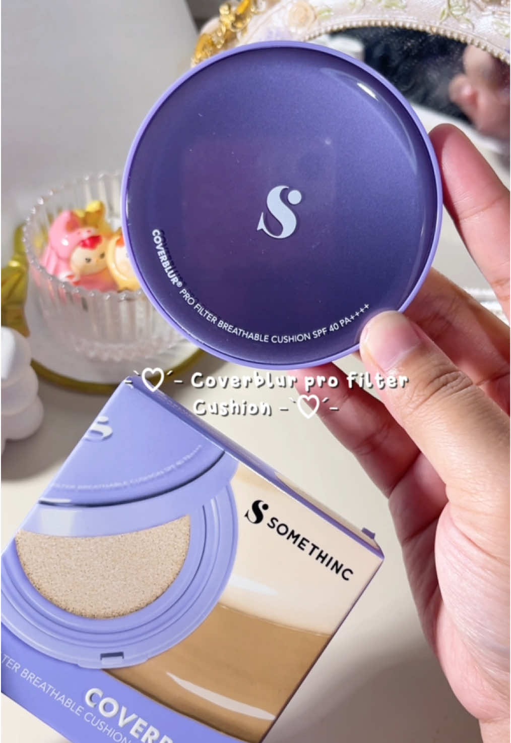 Somethinc gak bisa diem😭 masa keluarin cushion cuman  butuh one tap buat cover seluruh wajah!! Buru geee cobaa mumpung baru launching😚#somethinccoverblurcushion #somethincmakeup #somethincofficial #cushioncoverblur #somethinc #fyp #trending #makeup 