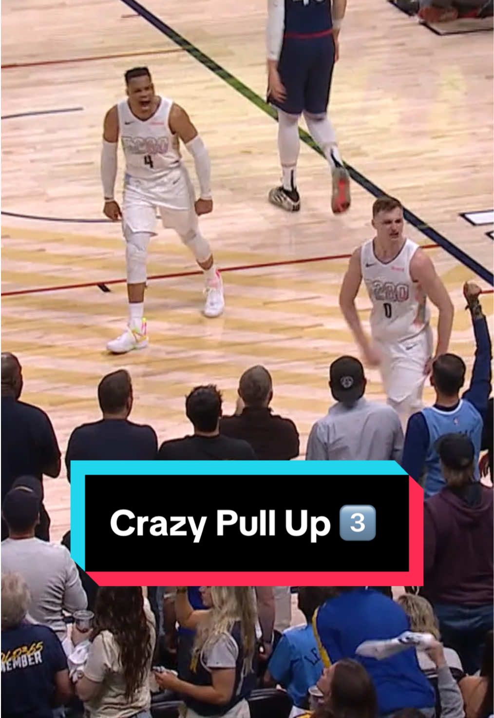 Pull up 3️⃣ at the buzzer 🚨 #NBA #Basketball #NBAPlayoffs #Nuggets #Clippers 
