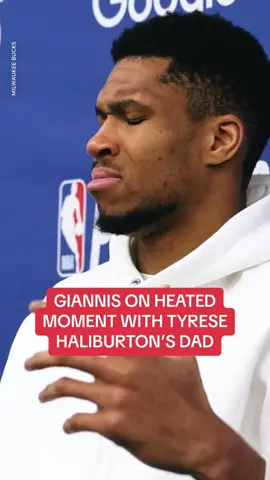 ‘Totally unacceptable’: Giannis on behavior of Tyrese Haliburton’s dad 😳 #NBA #nbaplayoffs #giannis #antetokounmpo #tyresehaliburton #pacers #bucks 
