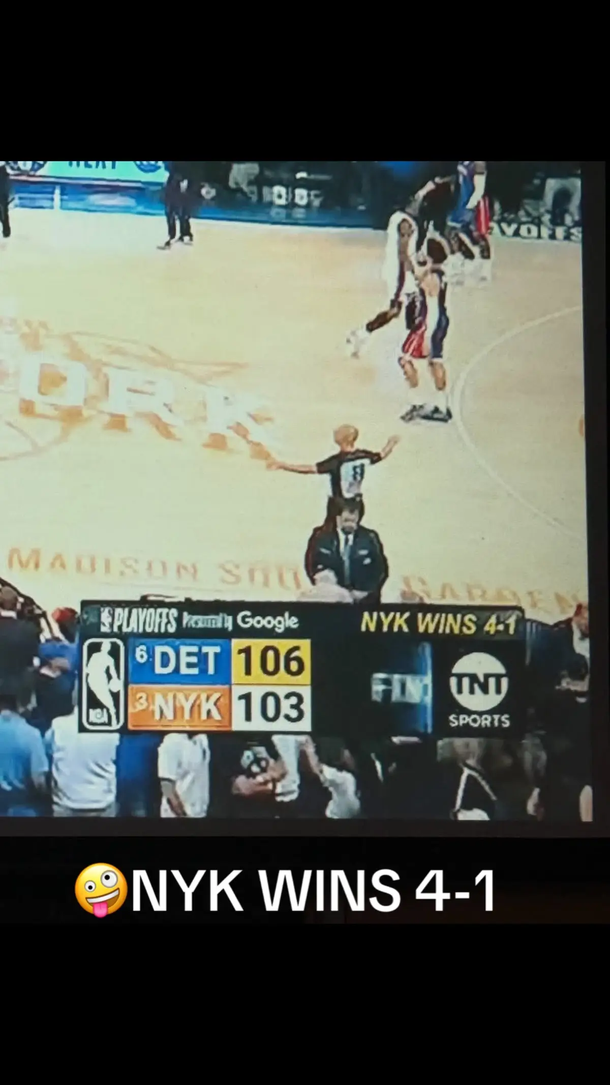 #fyp #guidofella #thegodfatheroftiktok #SmallBusiness #tnt @New York Knicks #get #em #thursday #in #detroit #close #series 