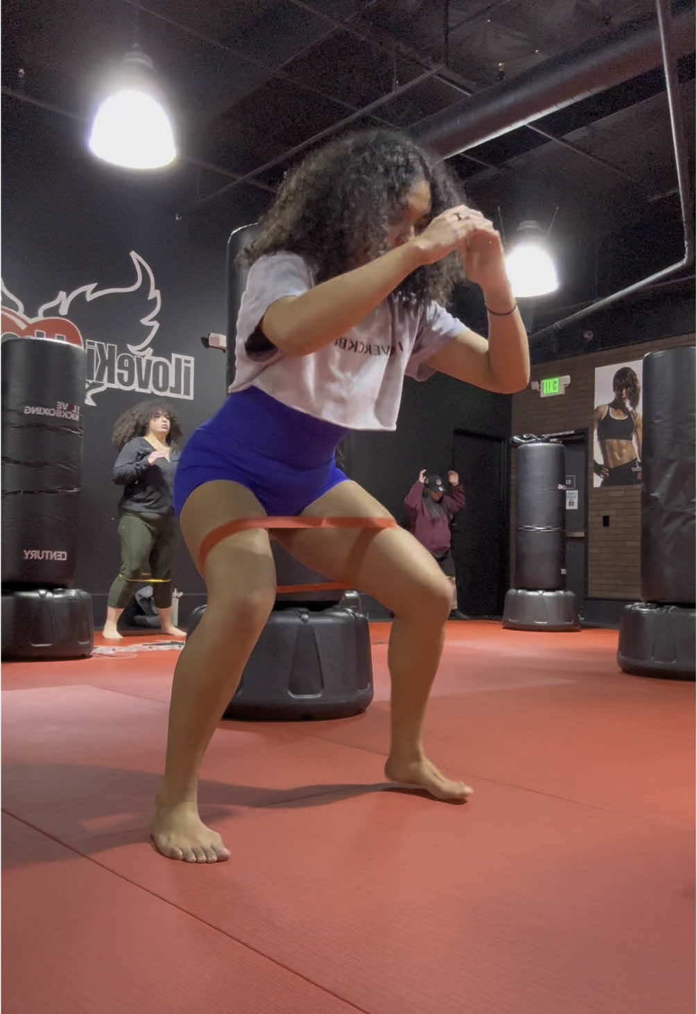 resistance bands + good vibes✨ #fyp #gym #workout #goals #resistancebands 