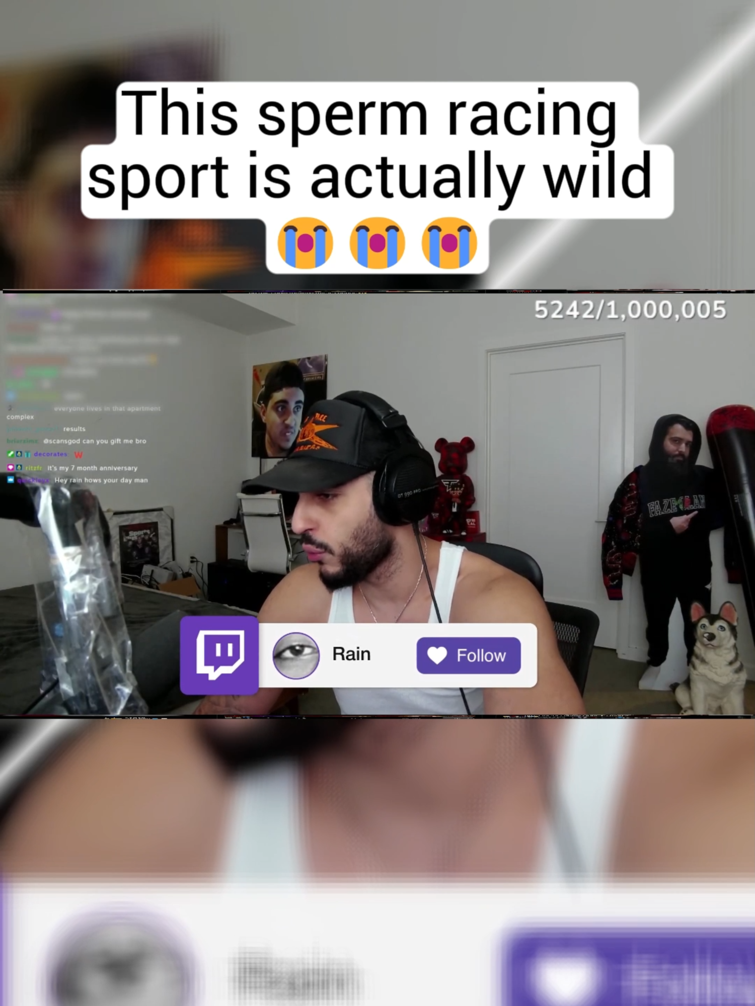 Reacting to the event that just took place 💀