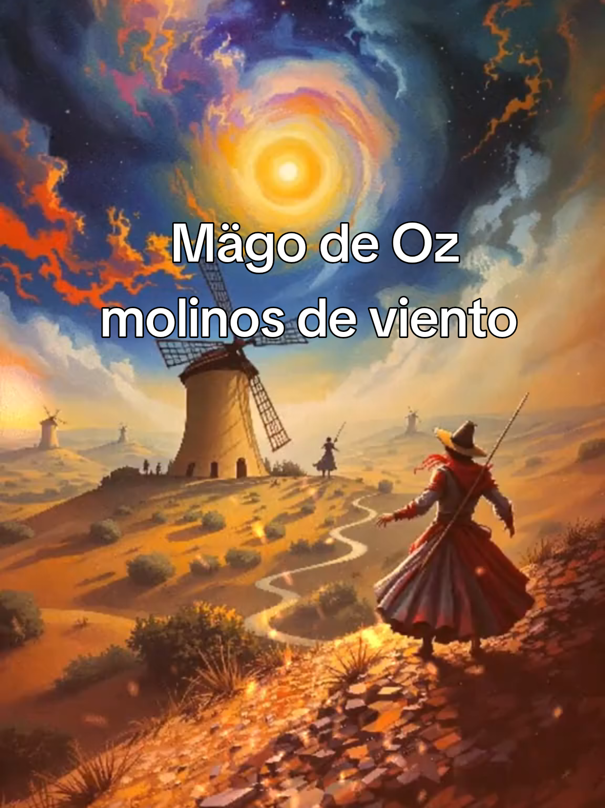 #magodeozmolinosdeviento #magodeoz #foryoupage #rockradio #paramisfans #rockenespañol #rockentuidioma #molinosdeviento #parati #txusdifelliato  La canción 'Molinos de Viento' del grupo español Mägo de Oz es una invitación a vivir la vida con plenitud y autenticidad. A través de sus letras, la banda transmite un mensaje de libertad individual y de búsqueda de la felicidad más allá de las convenciones sociales. La referencia a Sancho Panza, el fiel escudero de Don Quijote, nos remite a la obra de Miguel de Cervantes y a la idea de perseguir los propios sueños, aunque estos parezcan inalcanzables o ilusorios para los demás