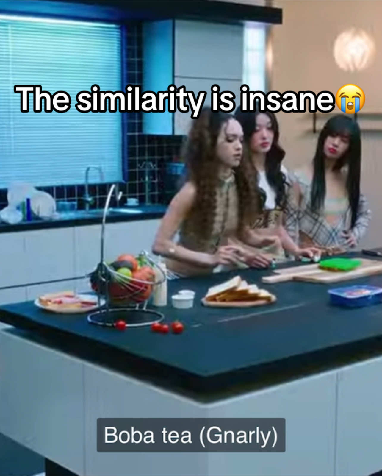 Are we gonna talk about how they have flies doing the boombaya in the mv?😨  #gnarly @KATSEYE #katseye #katseye_gnarly #fyp #kpop 