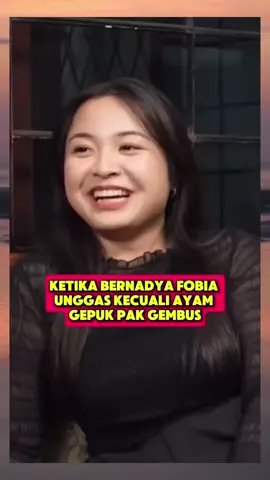 KETIKA BERNADYA FOBIA UNGGAS ! KECUALI AYAM GEPUK PAK GEMBUS #bernadya #borisbokir #indrajegel